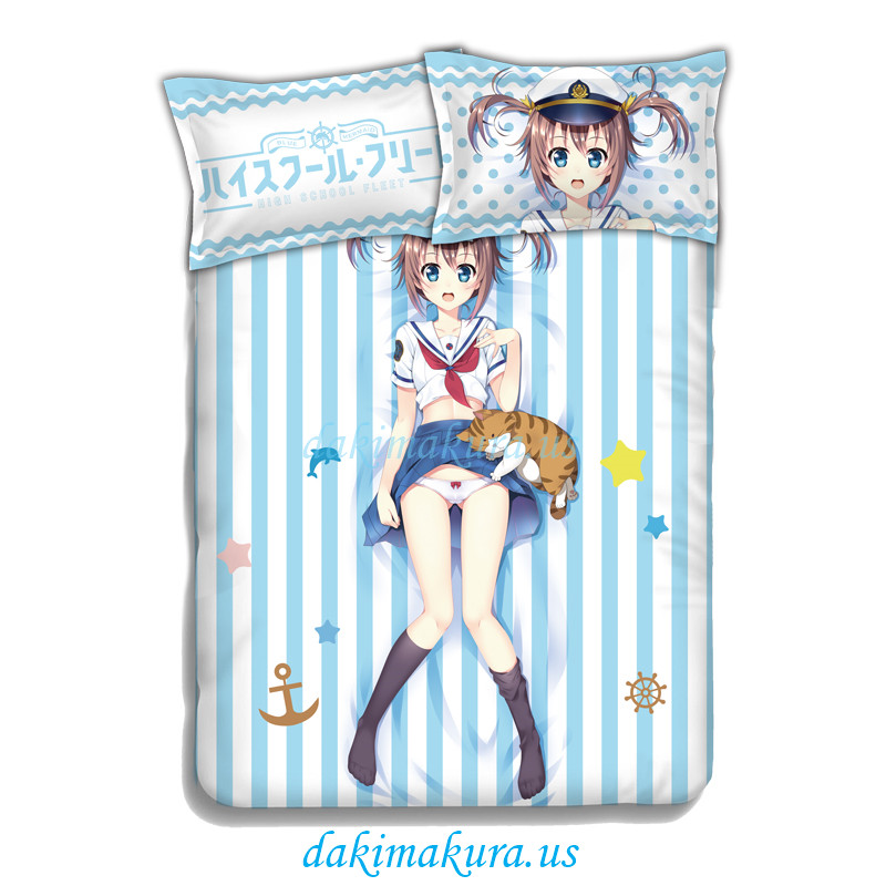 Akeno Misaki - High School Fleet Anime Bedding Sets,Bed Blanket & Duvet Cover,Bed Sheet